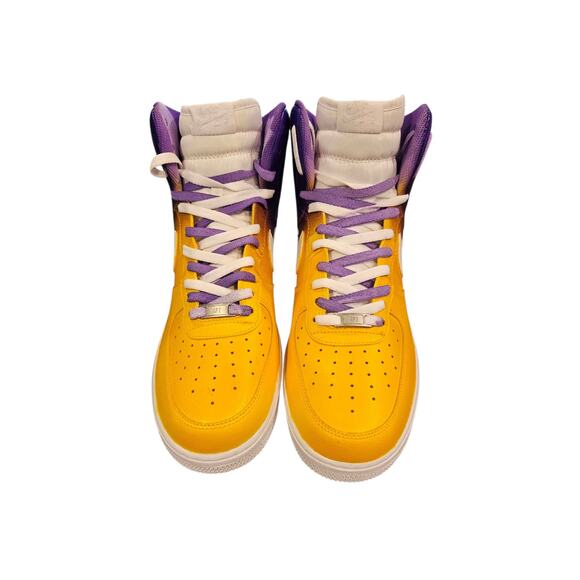 NBA x Air Force 1 High Top Custom Lakers Size: 13 - Picture 3 of 9
